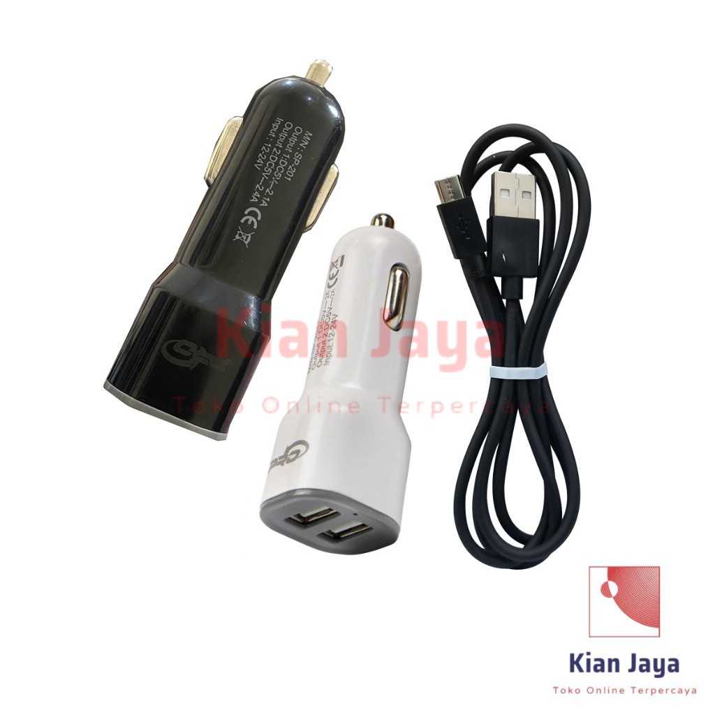 Charger Mobil Saver Pro SP-201 Premium Car Carger Casan Micro USB