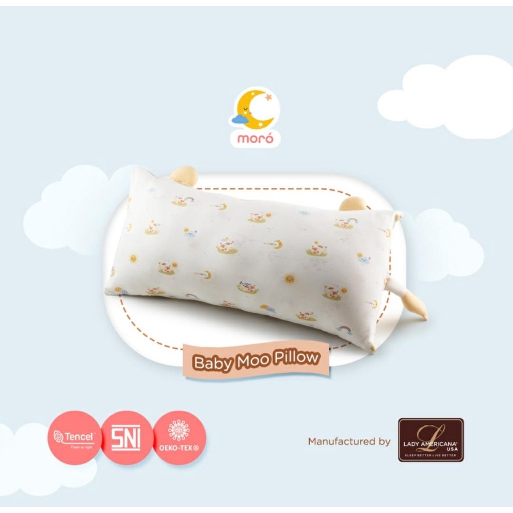 MORO BABY MOO PILLOW / BANTAL BAYI MORO