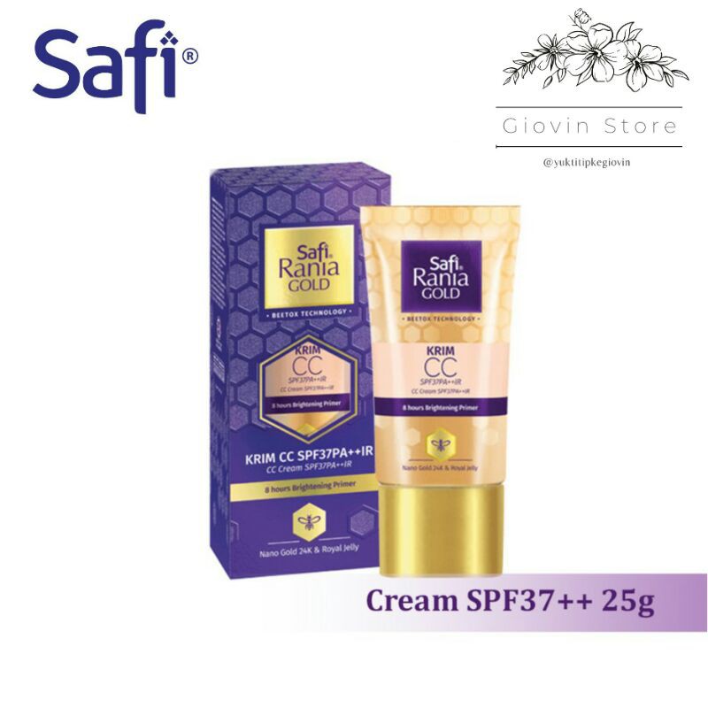 Safi CC Cream SPF 50 Brightening Cream Perlindungan dari Sinar Matahari [Safi Malaysia]