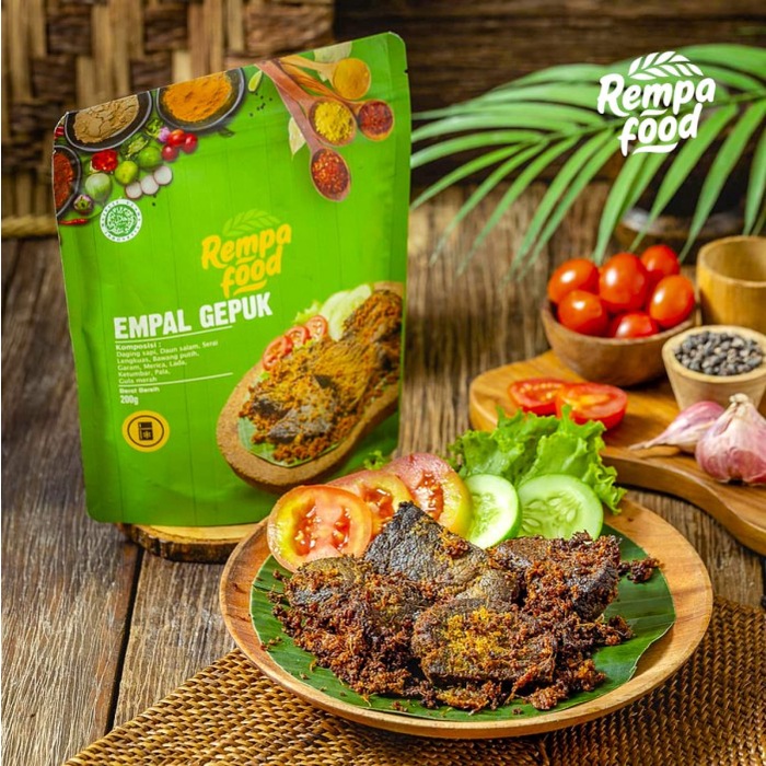 

✨COD✨ Rempa Food Daging Empal Gepuk Sapi Siap Goreng / Masak (200 gr)