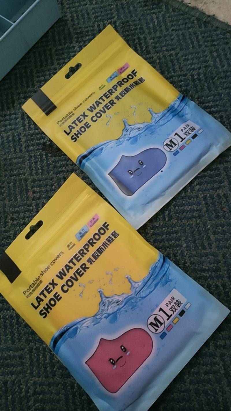 Cover Sepatu Silikon Anti Air Hujan Waterproof Karet Elastis Murah Jas Hujan Kaki Motor