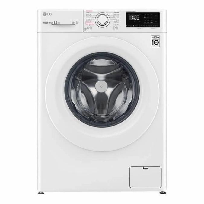 LG Mesin Cuci Front Loading FV1285S5WS/FV-1285S5WS 8,5Kg