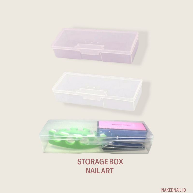 box nail art / storage box / kotak tools / kotak plastik serbaguna nailart nail art