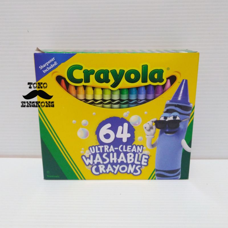 

CRAYOLA ULTRA CLEAN WASHABLE CRAYONS 64 CT