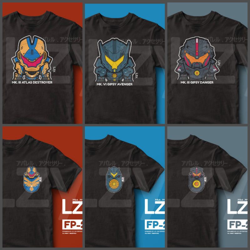 [PRE-ORDER] KAOS PACIFIC RIM ATLAS DESTROYER / GIPSY AVENGER /GIPSY DANGER Design by LZY