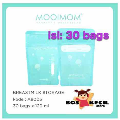 Kantong Asi Mooimom Storage Breastmilk Bags 120 ml