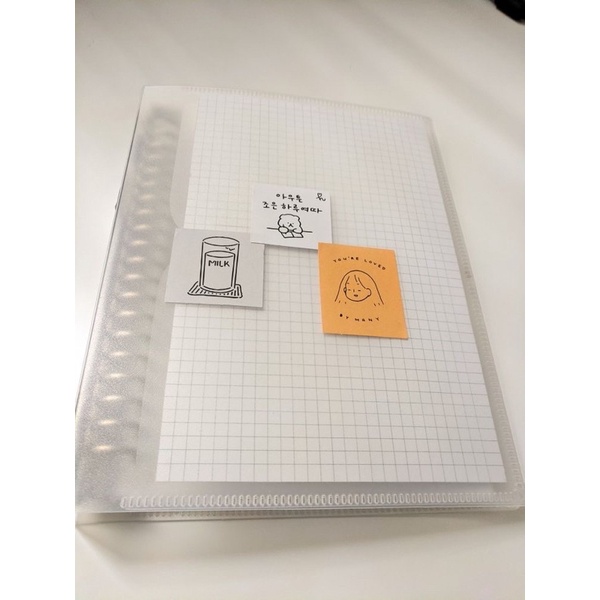

binder transparant preloved