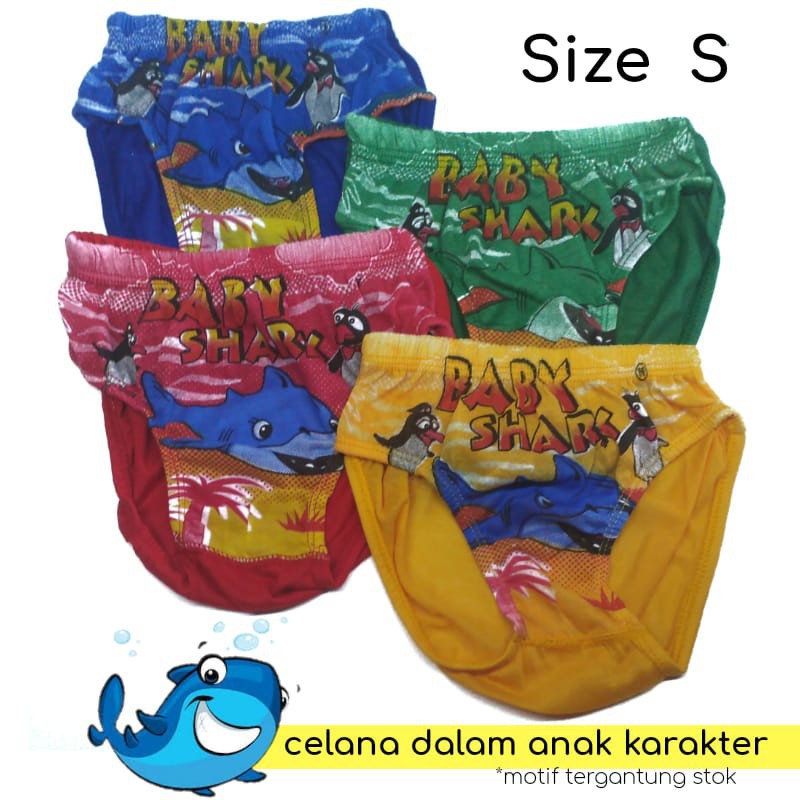 Celana dalam anak 1 Tahun Size S M L XL  BonBon karakter/ cd anak laki-laki /celana dalam anak murah cowok