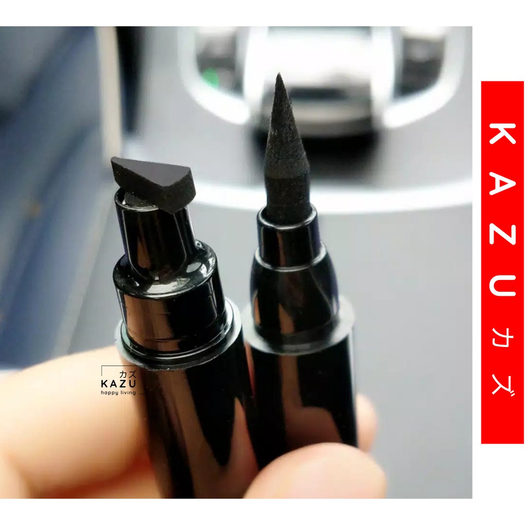 KAZU KBF114 CMMADU Eyeliner Stamp Cat 2 in 1 Original Spidol Mata Import