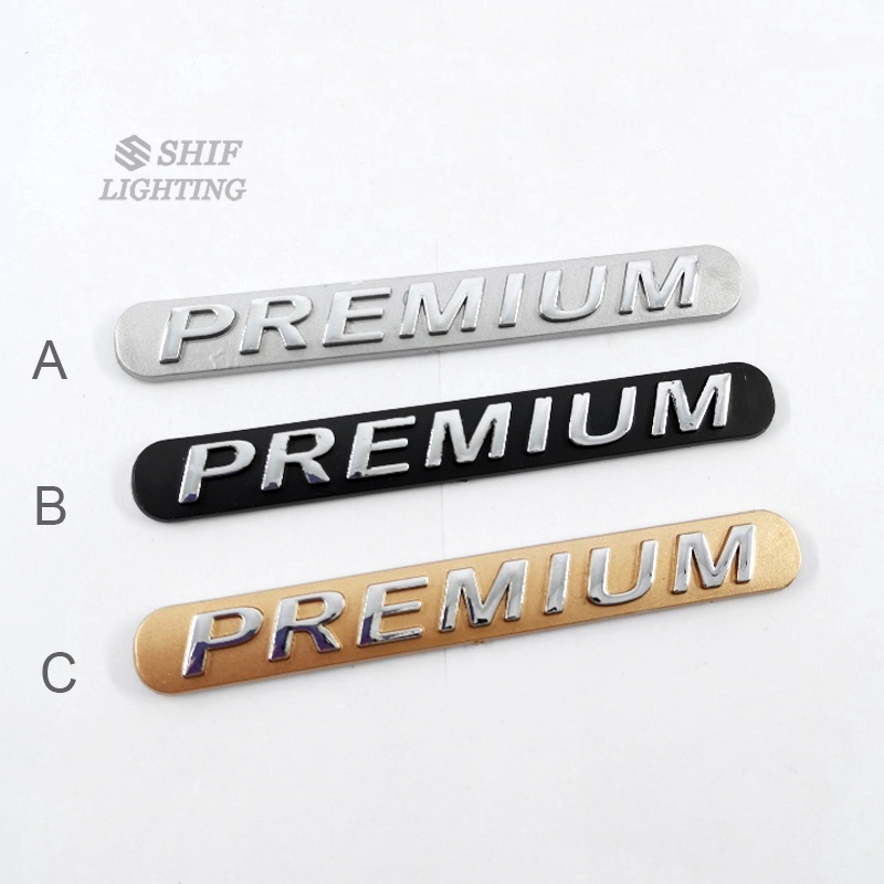 1pc Stiker Emblem Premium Pengganti Bahan Abs Untuk Mobil Universal