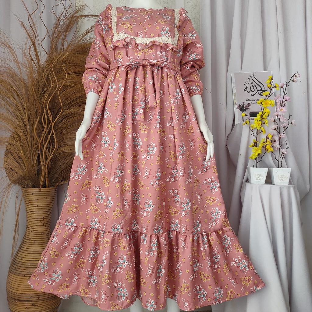 GAMIS SHAKILA MAXY SUPER ADEM & LEMBUT PREMIUM TERBARU/GAMIS SHAKILA MAXY DREES TERLARIS/GAMIS SHAKI