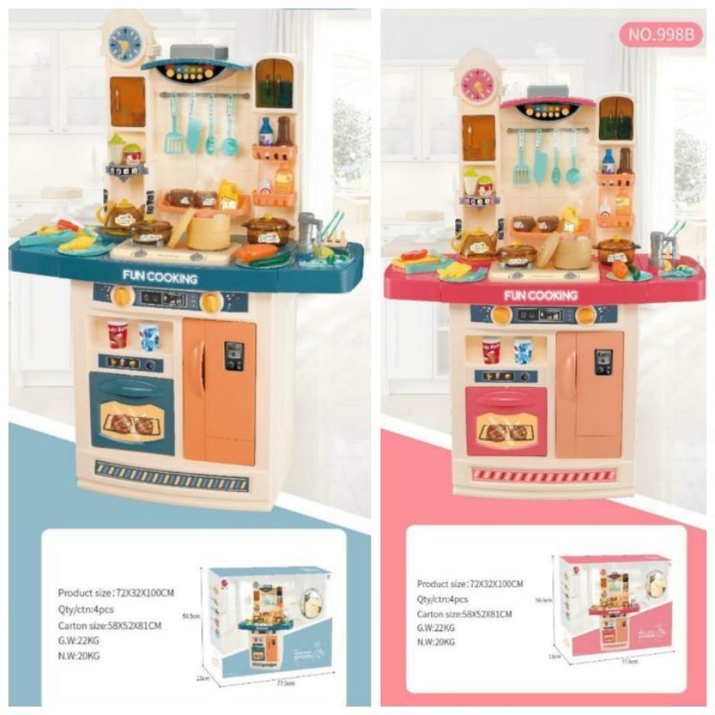 Mainan masak masakan kitchen water vapor jumbo