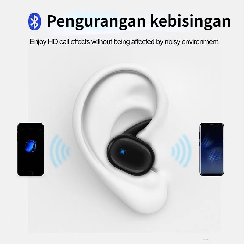 Y30 Bluetooth Earphone TWS Waterproof Earbud 5.0 Headset Earphone Nirkabel dengan Mic HI FI Headphone