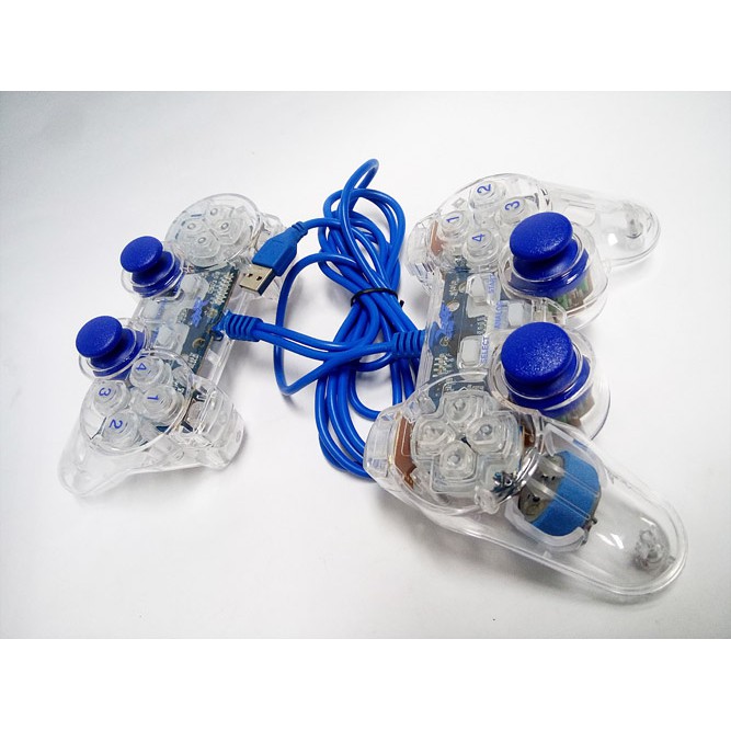 Welcom / M-Tech Game pad, Gamepad Double Transparent LED