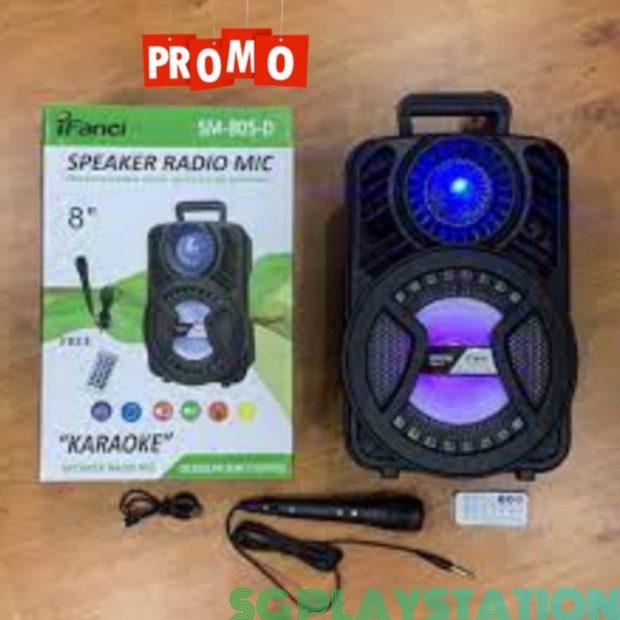 Speaker Bluetooth iFanci Sm-805-D dengan Mic