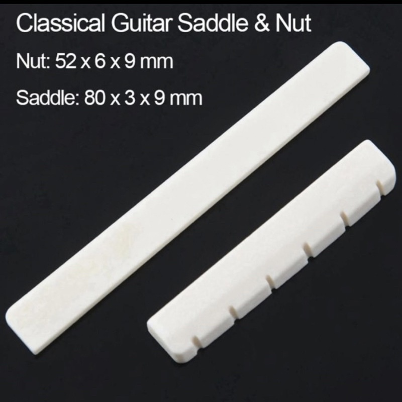 NUT SADDLE GITAR KLASIK SPARE PART GITAR