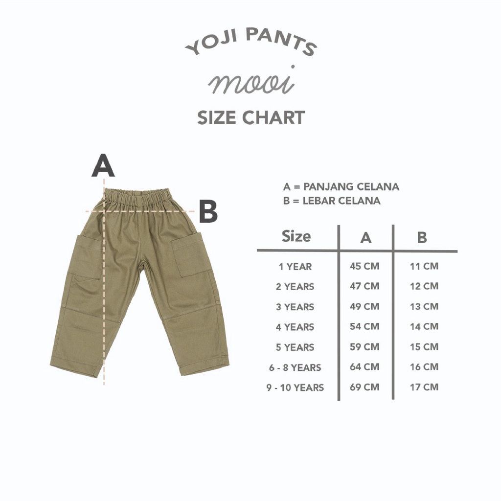 PROMO 7.7 PROMO BAJU LEBARAN MURAH MOOI CELANA PANJANG YOJI PANTS CELANA PANJANG CHINOS ANAK YOJI POCKET TROUSER 1 - 5 TAHUN