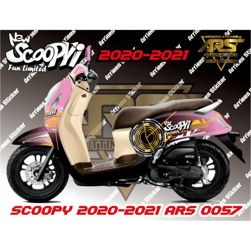Scoopy full body sticker custom - Decal scoopy 2021 full body