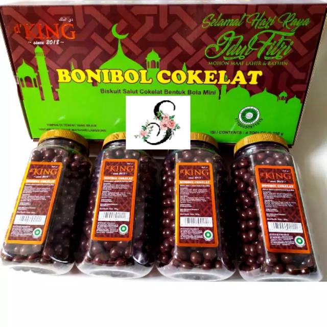 

Paket Bonibol Cokelat Isi 4 Toples