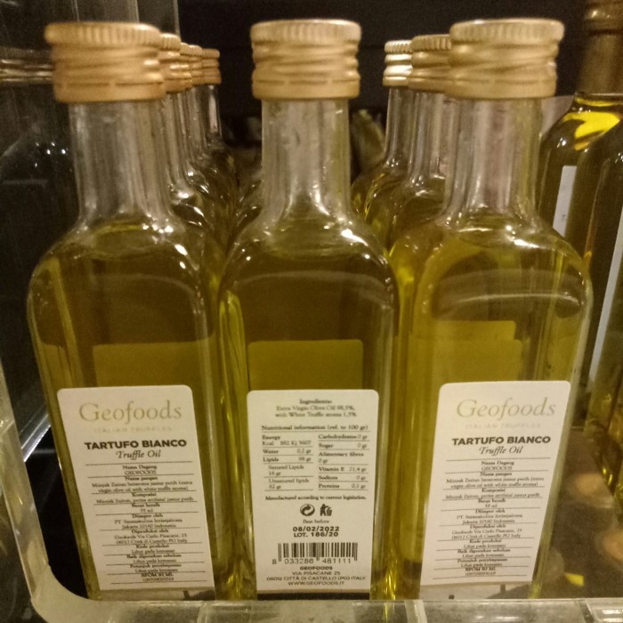 

Fchgtyani Geofood White Truffle Oil 55 Ml. Tartuffo Bianco Geofoods