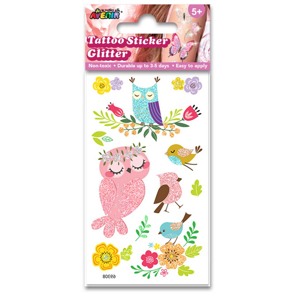

Mainan Edukasi Bydesign - Avenir Owl Glitter Tattoo Stiker / 69308