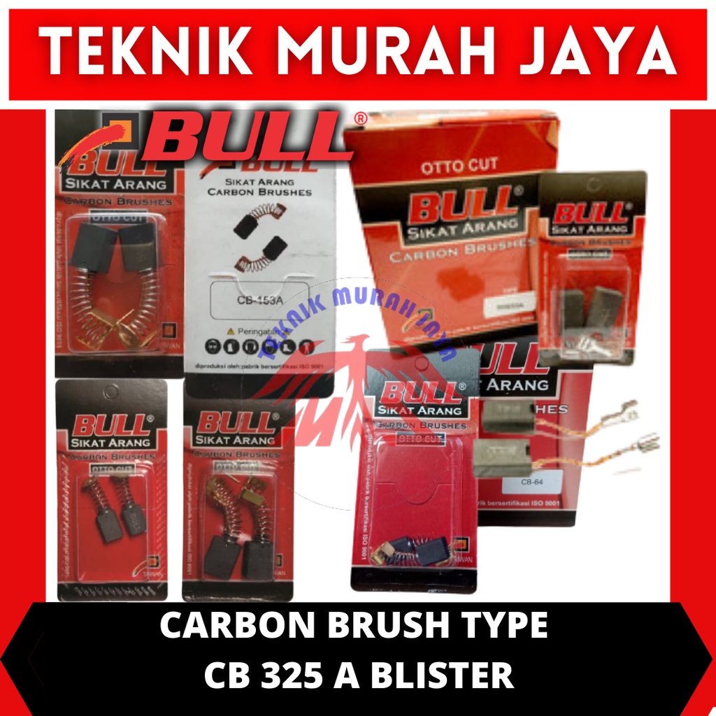 

BULL Karbon Brush Carbon Brush Tipe CB 325 A Blister CB325A CB 325A