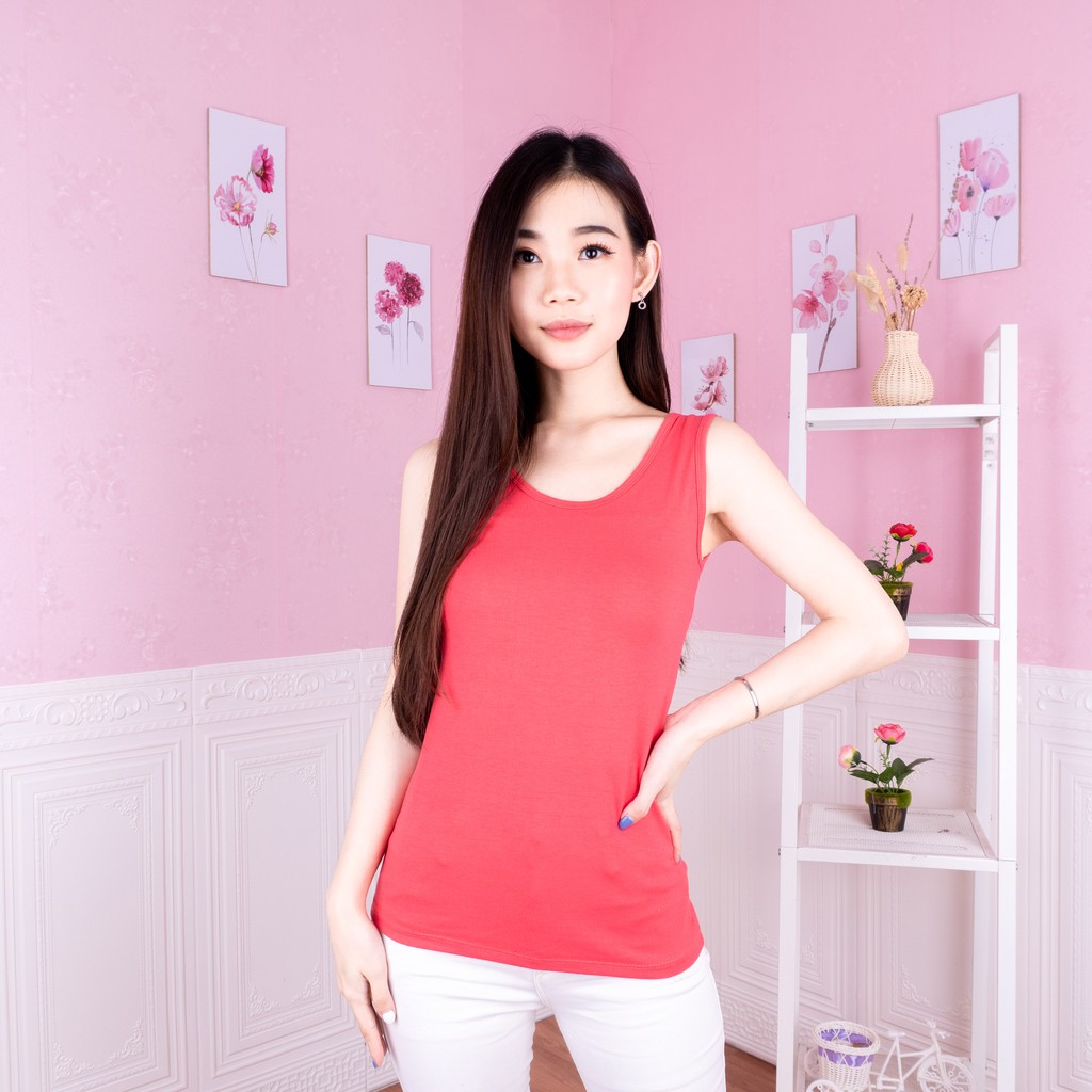 BEE - Tanktop Polos Over Size / Tanktop Premium Wanita BYCRA-FANTA