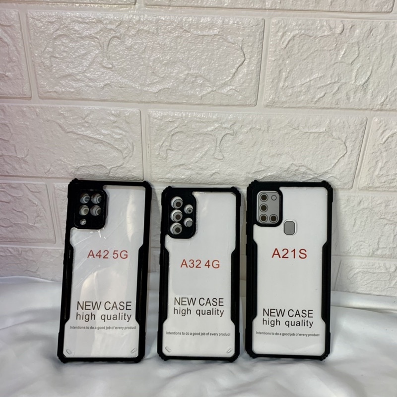 Samsung Galaxy A42 5G A32 4G A21S Case Anti Fall Armor Shockproof Clear Shock Proof sp