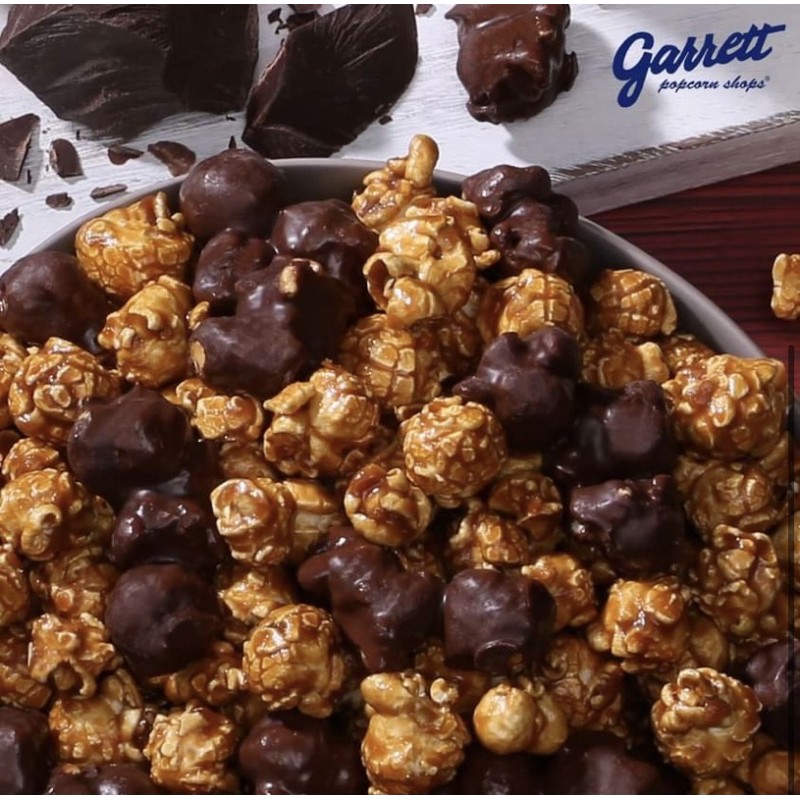 

Garrett popcorn dark choco cocoa caramelcrisps size Medium FRESH