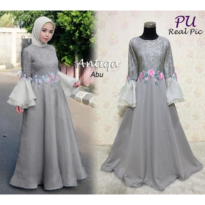 Gamis Pesta Premium Antiqa Gamis Pesta Muslimah Mewah