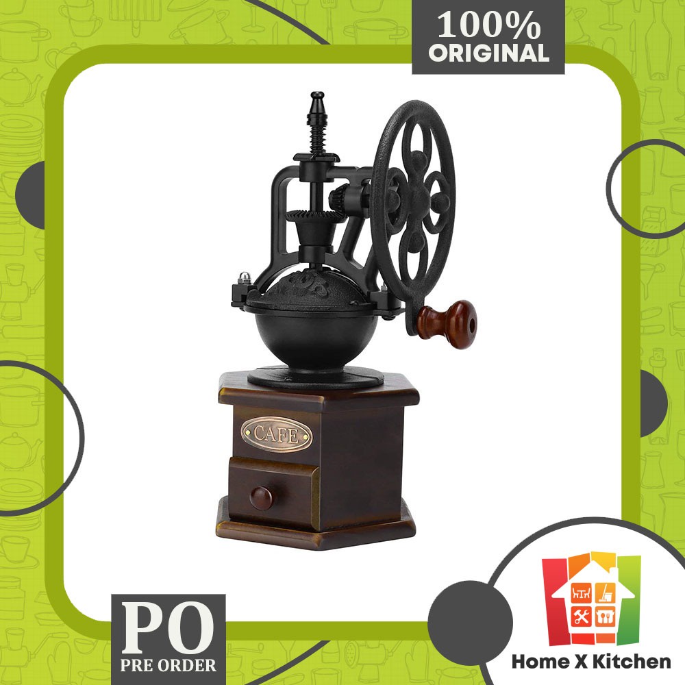 Manual Coffee Grinder, IMAVO Wooden Coffee Bean Grinder Manual - Ori