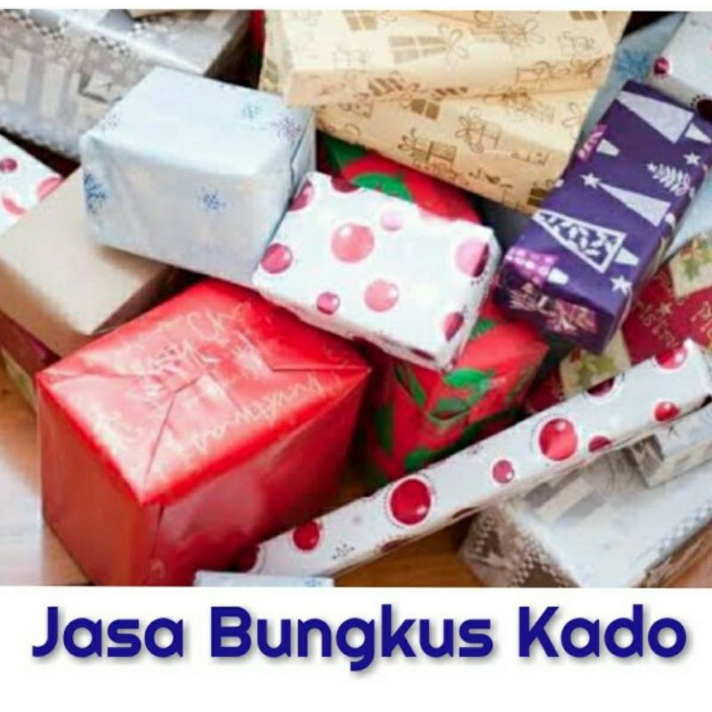 KERTAS KADO + JASA BUNGKUS KADO / PACKING TAMBAHAN KERTAS KADO / BUNGKUS HADIAH