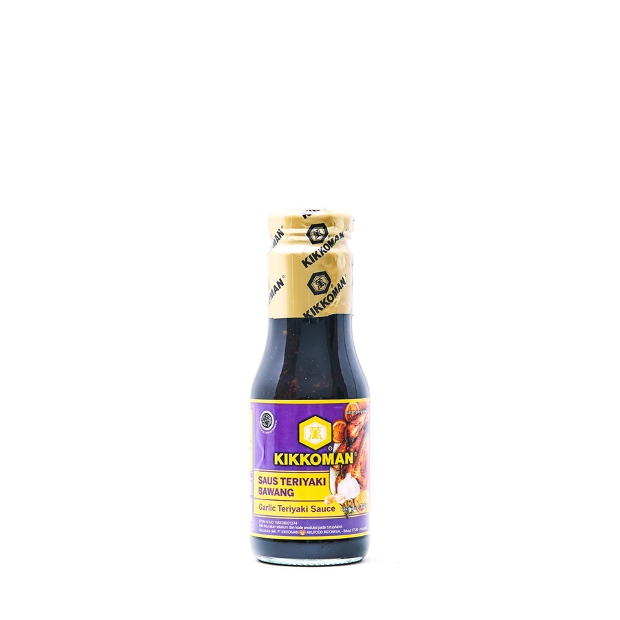 SAUS KIKKOMAN GARLIC TERIYAKI BAWANG SAUCE 300GR HALAL