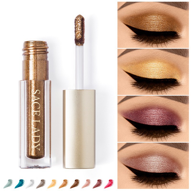 Gratis Ongkir  Sace Lady Glitter Liquid Eyeshadow Shimmer Long Lasting Terlaris