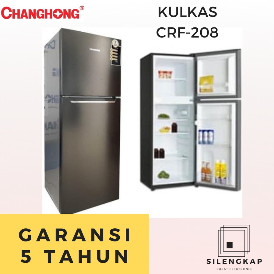 Jual KULKAS 2 PINTU CHANGHONG CRF 208 GARANSI RESMI | Shopee Indonesia