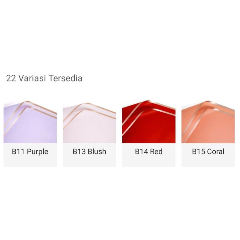 

24 Warna Kemasan Trendy Kekinian Gula 5gram isi 100 pcs