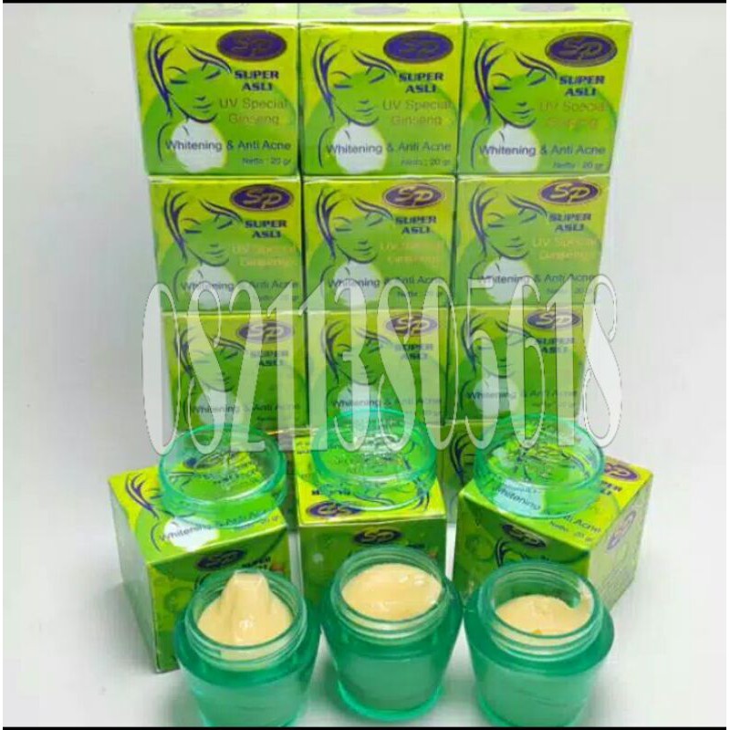 CREAM SP GINSENG  UV SPESIAL ANTI ACNE_ECER