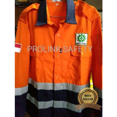 Dijual Baju Safety Kombinasi Atasan Wearpack Kerja Proyek Scotlight K3 Bordil Pakaian Hem Kemeja Lap