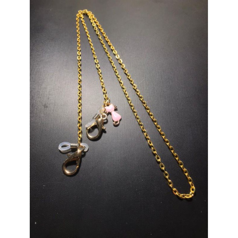 KALUNG MASKER FULL RANTAI KUCING/KONEKTOR HIJAB MASKER /STRAPMASK KOREA/KALUNG MASKER KOREA