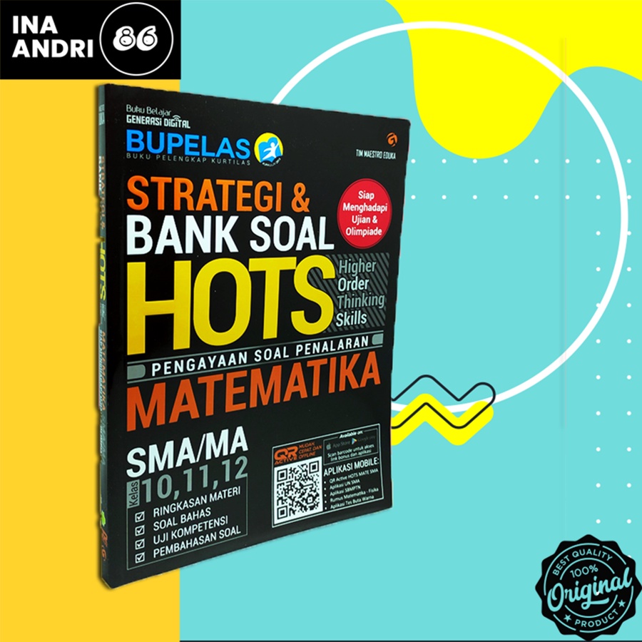 

BUKU PELAJAR SMA STRATEGI & BANK SOAL HOTS MATEMATIKA SMA/MA 10,11,12