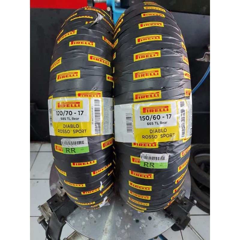 Ban Pirelli Diablo Rosso Sport Uk 120/70-17 & 150/60-17