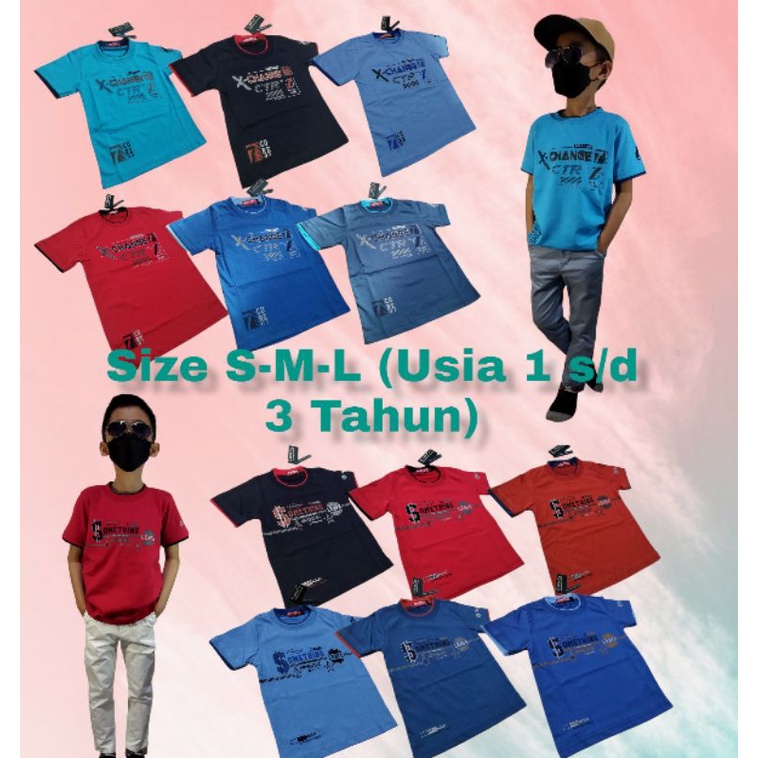 Baju Kaos Anak Balita Distro Country Doy Kids Exclusive Usia 1 s/d 3 Tahun