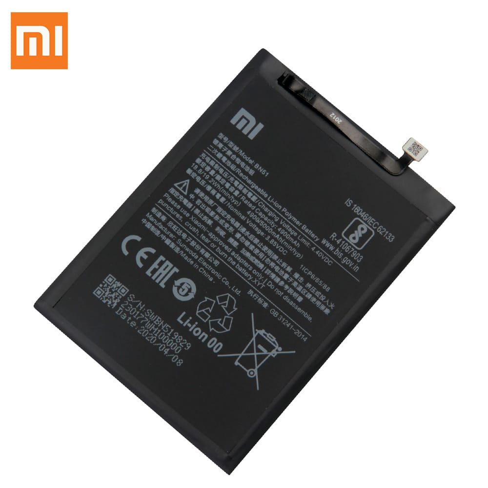 Baterai Batre  Xiaomi Redmi 8 Redmii 8A (BN51) Baterai Xiaomi Redmi 8A BN 51 Original