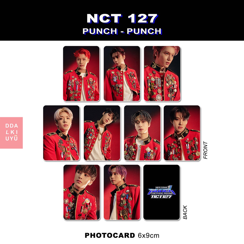 NCT 127 - photocard [PUNCH] PUNCH