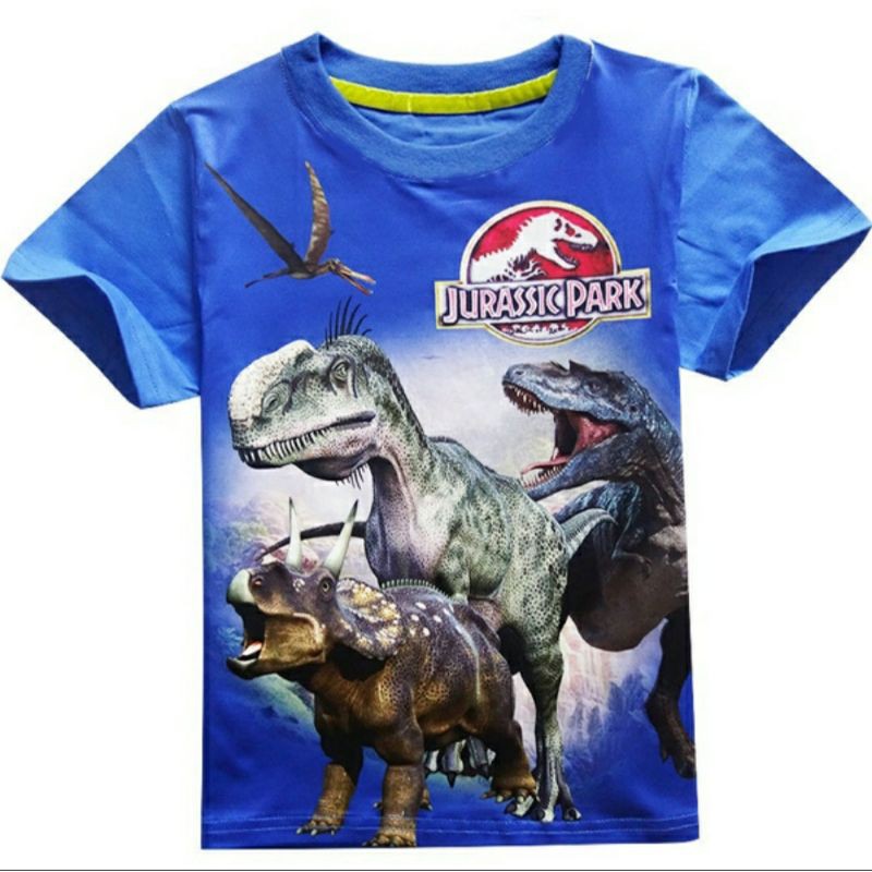 KAOS IMPOR ANAK ANAK/ATASAN ANAK ANAK MOTIF DINOSAURUS/CEWEK/COWOK