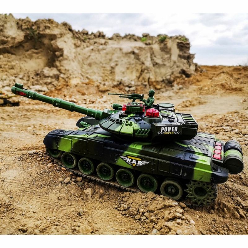 rc tank leopard charger - mainan anak remote controle remot control Edukatif