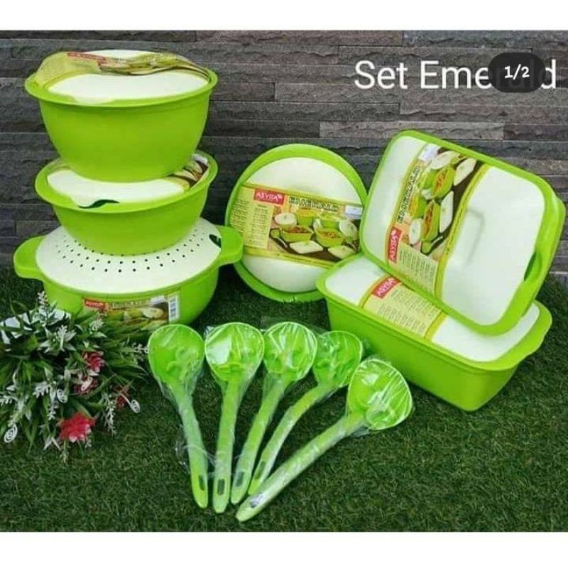 Set Tempat Makanan Prasmanan-Asvita Rosemary Set