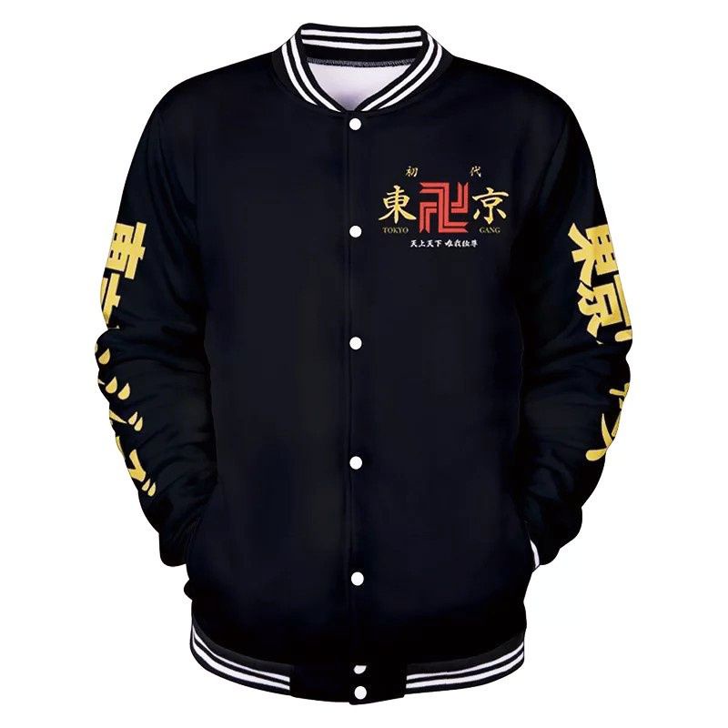 baseball varsity tokyo revenggers touman draken mikey 3D