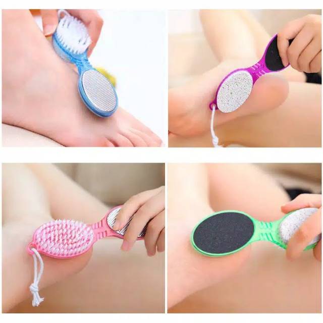 ST-309 Alat Gosok Kaki Alat Perawatan Menghaluskan Tumit Kaki / 4 Step Pedicure Brush