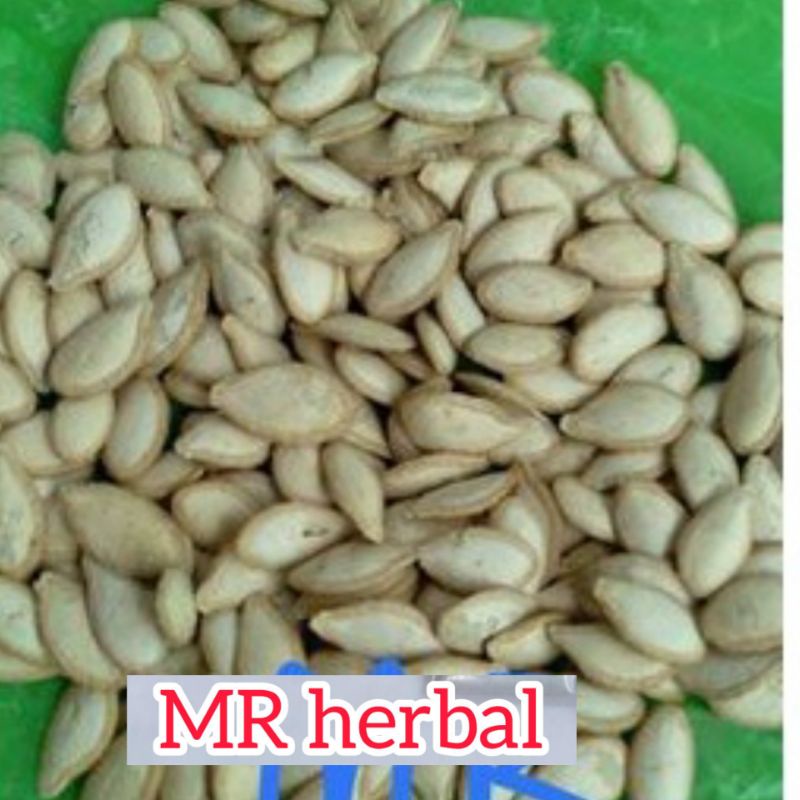 Biji labu kuning panjang biji waloh kuning 50 biji